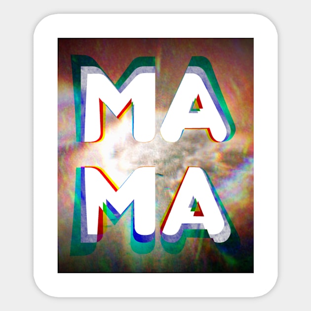 Trippie Mama Vibes Sticker by Mama Vibes Apparel